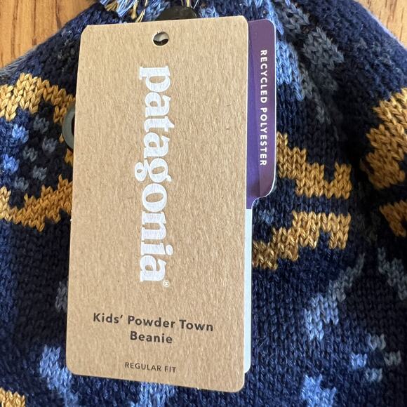 NEW Patagonia Tundra Cluster Knit Powder Town Beanie Hat - Picture 9 of 11